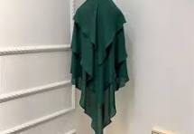 Green 3 Layer Hijab